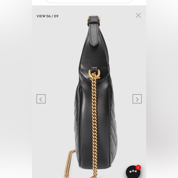 Gucci GG MARMONT HALF-MOON-SHAPED MINI BAG - Picture 5 of 15